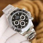 Better Factory ROLEX Daytona Replica with 904L Stainless Steel 40*12.2MM 7750 Movement 904L Steel Black Watch